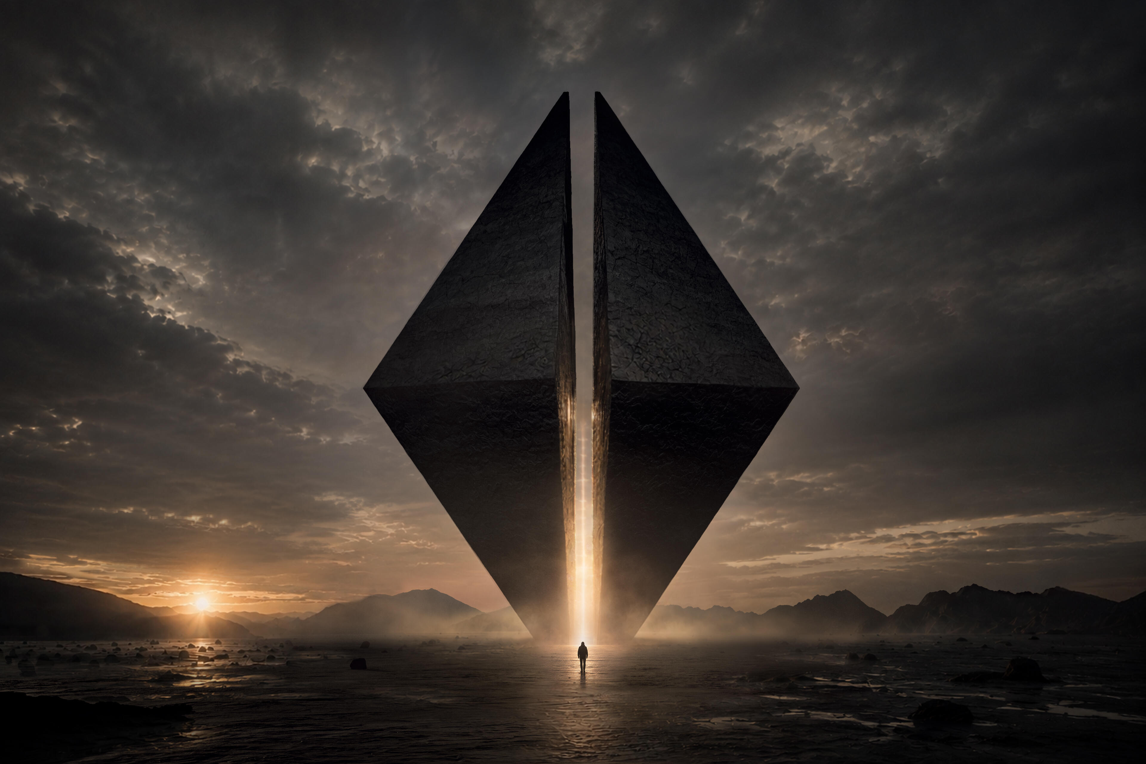 Monoliths of Silence — monumental speculative architecture in the Voidfield